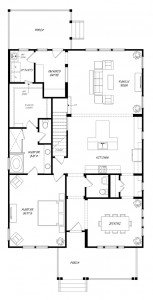 Firethorn Floor Plan - New Homes for Sale in Summerville, SC First Floor