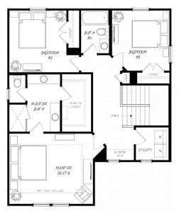 Juniper Floor Plan - New Homes for Sale in Summerville, SC Second Floor
