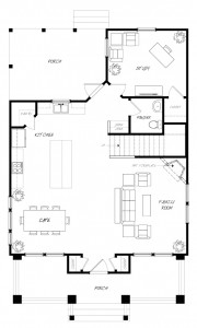 Pampas Floor Plan - New Homes for Sale in Summerville, SC First Floor