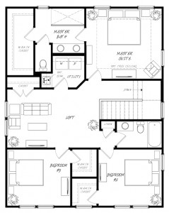 Pampas Floor Plan - New Homes for Sale in Summerville, SC Second Floor