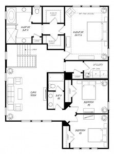 Tea Olive Floor Plan - New Homes for Sale in Summerville, SC Second Floor
