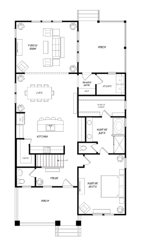Camelia Plan a Sabal Homes First Floor Plan in Summervile, SC