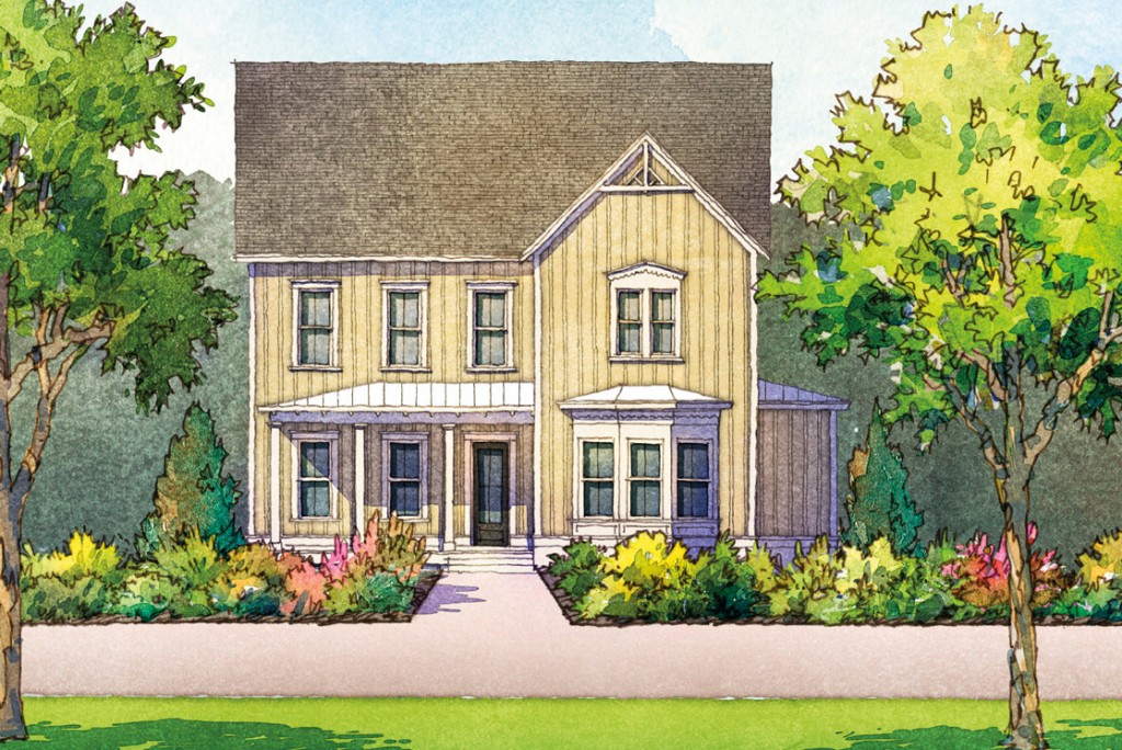 Keeneland Plan a Dan Ryan Builders House Drawing in Summerville, SC