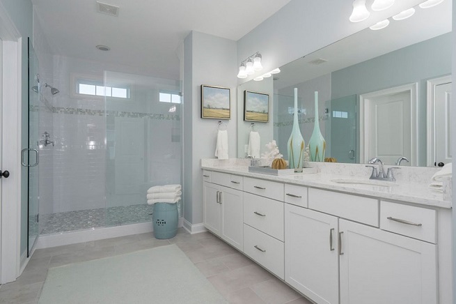 Keeneland Plan a Dan Ryan Builders Master Bathroom View in Summerville, SC